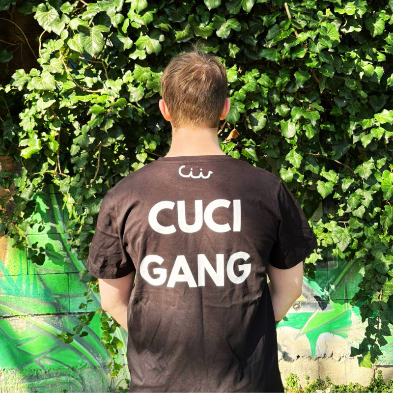 CUCI GANG SCRIPT TEE – BLACK 🖤